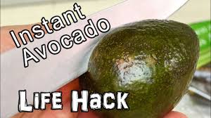 3 ways to keep an avocado from browning um, people are eating their avocado pits 16 homemade salad dressings that will actually make you want to eat salad. Instantly Ripe Avocado Life Hack Youtube