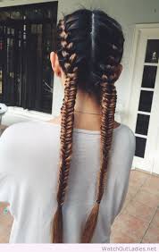 Two Fishtail Braids Hair Styles Hair Inspiration Braided Hairstyles