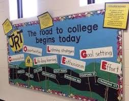 The Road To Success Begins Today Student Life Pinterest High School Bulletin Boards School Counseling Bulletin Boards College Bulletin Boards