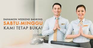 Beberapa cabang bank mandiri juga ada yang buka dan melayani nasabah pada akhir pekan (weekend) yakni sabtu dan minggu, mulai pukul 10.00 hingga 15.00. Bank Danamon Temukan Cabang Danamon Yang Buka Hari Sabtu Facebook