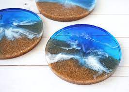 Check spelling or type a new query. Diy Resin Beach Coasters Resin Crafts