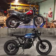 Tw Yamaha 125 By Lost Mechanics Before And After Tw Yamaha Yamaha 125 Dtmx Dtmx
