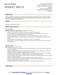 A new graduate registered nurse looking to fill an open position in nursing that allows me to provide safe and. Nurse Intern Resume Samples Qwikresume