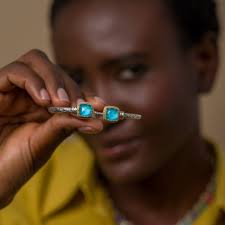 Iris small Square Bracelet in Sterling Silver with Gold Plated parts