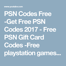 Maybe you would like to learn more about one of these? Psn Codes Free Get Free Psn Codes 2017 Free Psn Gift Card Codes Free Playstation Games Youtube Gift Card Free Gift Cards Cards