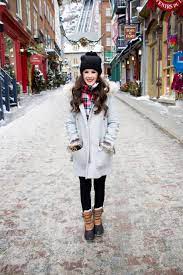 Walking In A Winter Wonderland On The Blog Today Quebec City Is Stunning Www Bypaigemarie Com Winter Travel Outfit Winter Outfits Autumn Winter Fashion