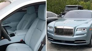 Kylie Jenner S Customised Icy Blue Rolls Royce Wraith Set Her Back A Meagre 320 000 Luxurylaunches