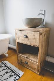 Vanity Unit From Reclaimed Scaffold Boards Vanity Units Wooden Vanity Unit Bathroom Vanity Units