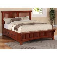 Storage Bed Craftsman Style Headboard Styles Bedroom Furnishings Wooden Bed Design