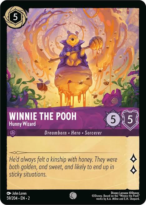 Winnie the Pooh - Hunny Wizard 59/204 » Disney Lorcana Card Details +  Review » Lorcana Player