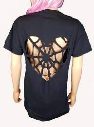 Pin On Sassy S Edgy Designs Cutout T Shirts