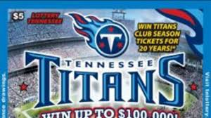 Titans Partner With Tennessee Lottery On Scratch Off Game