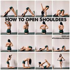 Miz Liz How To Open Shoulders Open Shoulders Are Beneficial For Lots Of Things Backbends Handstands Yoga Shoulder Easy Yoga Workouts Yoga Training
