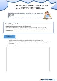 Soal teks prosedur kelas 11. Lkpd 3 1 Teks Prosedur Kelas Xi Ganjil Worksheet