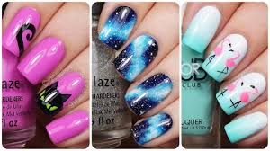 Home nail art ideas 40 fun nail ideas for teenage girls. Top 20 Easy Nail Art Designs Diy Nail Art How To Paint Your Nails At Home Nail Art Tutorial 2020 Youtube