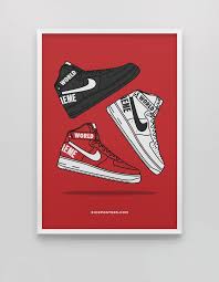 Kick Posters New Sneakers Wallpaper Nike Art Air Force Wallpaper