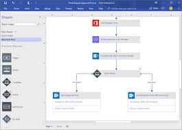 design flows for microsoft flow with microsoft visio