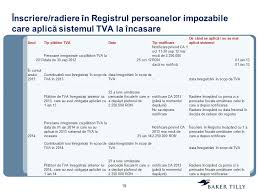ModificÄƒri Ale Legislaiei Privind Tva Nadia Oanea Tax Manager Head Of Tax Ppt Download