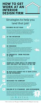 The cover letter then explains why these assets. How To Get A Job In Interior Design Even If No Experience
