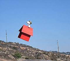 Someone Built A Drone That Looks Like Snoopy Flying Around On His Doghouse Snoopy The Dog Snoopy Dog House Snoopy