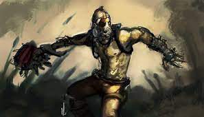 Borderlands 2 Krieg The Psycho Wip My Art Psycho Borderlands 2 The Psycho Vh Krieg Borderlands Art Borderlands Krieg Borderlands