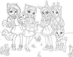 Imagine a fairytale forest inhabited by creatures similar to beautiful monster high dolls. Enchantimals Projects Photos Videos Logos Illustrations And Branding On Behance