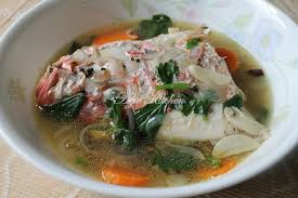Resepi bubur nasi ikan tenggiri pawtaste com : Sup Ikan Merah Yang Mudah Dan Sedap Azie Kitchen