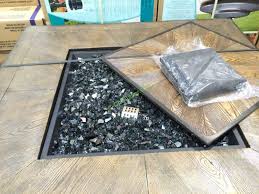 Fire rings, fire pit burner pans, complete fire pit kits with electronic ignition, battery ignition systems, custom stone fire pits, outdoor firepit logs, firepit. Global Outdoors Faux Wood Fire Table Costcochaser