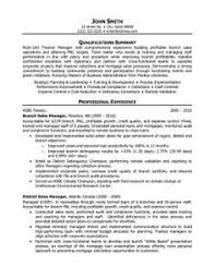 bakery general manager resume