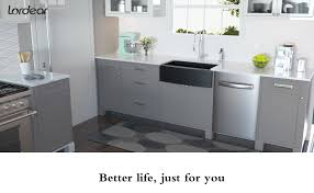 lordear 33 inch black farmhouse sink