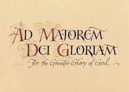In persona christi ad majorem dei gloriam a man offers his humanity to christ, so that christ may use him as an instrument of salvation, making him, as it were, another christ. A M D G Food For Faith