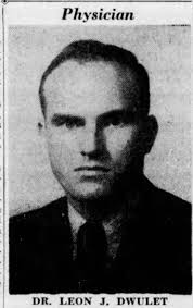 Dr. Leon J. Dwulet opens Office in Point Pleasant, NJ, Nov. of 1949, from  The Asbury Park Press.