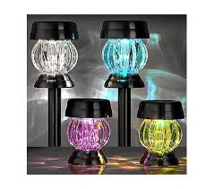 Solarleuchten in moderner vielfalt bei yourhome.de bestellen! Solithia Solarleuchten Edelstahl Glas Mit Sterneeffekt H Ca 33 5cm 4 Stuck Qvc De