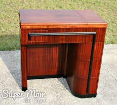Maybe you would like to learn more about one of these? Singer Art Deco Sewing Machine Cabinet Completely Refinished Super Mom No Cape