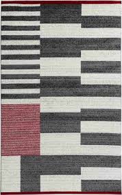 Il apportera une touche de confort à votre salon ou votre chambre. Tapis Noir Rouge