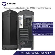 Online shopping for gaming laptops from a great selection at electronics store. Armaggeddon T5x Pro I7 8gb Ram 240gb Ssd Gaming Desktop Pc Computer Refurbished Nvidia Computer Online Ssd