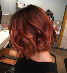 Рыжий балаяж на короткие волосы - Балаяж с рыжим оттенком на короткие волосы.  redka.com.ua