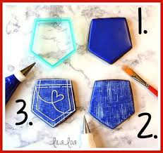 Learn How To Make Decorated Sugar Cookies That Look Like Denim Jean Pockets Sugar Cookies Decorated Sugar Cookie Royal Icing Fun Cookies