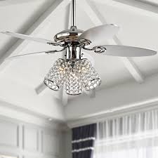 By river of goods (1) zoe 52 in. 42 Semi Flush Mount Ceiling Fan Reversible Blade With 5 Light Chandelier Remote Ceiling Fixture Patterer Chandeliers Ceiling Fixtures
