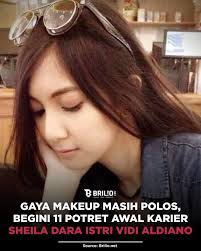 Kini Sheila Dara yang berumur 32 tahun, senyumannya manisnya sangat  memesona.