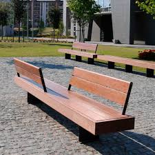 Banc Public Harris Metalco Contemporain En Bois En Metal