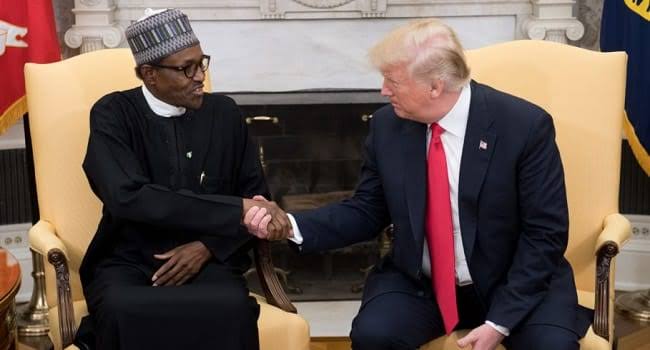 Image result for Buhari sets up committee to study details of US Immigration Visa ban"