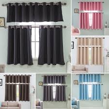 Bedroom curtain designs sri lanka. Solid Blackout Half Short Curtains Eyelet Ring Cafe Kitchen Bedroom Window Decor Ebay