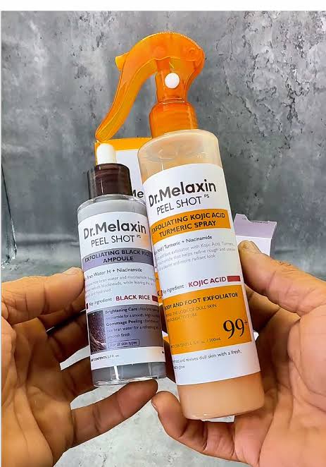 Dr.melaxin Body & Face Peel Shot Duo, Glow Rice Peeling Ampolla, Exfoliante  Suave, Cuidado de la piel ❤️ #drmelaxin #peelshot #skincare #pielbonita  #tiktokshopcreatorpicks
