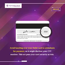 Here's all you need to know about debit card number, cvv and expiry date. Karnataka Bank Cvv Card Verification Value Is To Be Known Exclusively To The Account Holder Stay Cautious And Do Not Share The Details With Anyone Besafe Cybersecurity Cybersafety Facebook