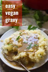 Pour It On Your Mashed Potatoes Pour It On Everything This Vegan Gravy Is Super Easy Super Deli Vegan Thanksgiving Recipes Vegan Holiday Recipes Vegan Gravy