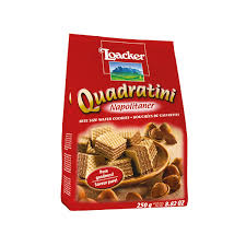 Napolitaner, hazelnut flavoured, is my favourite. Loacker Quadratini Napolitaner Cube Shaped Crunchy Pleasure
