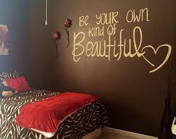 Wall Quotes Diy Be Your Own Kind Of Beautiful Quotes Sayings Wall Bedroom Freehand Painting Beautiful Wall Quotes Diy Diy Canvas Wall Art Bedroom Wall