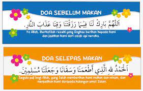 Bacaan sebelum dan selepas tidur. Koleksi Bahan Mengajar Doa Sebelum Dan Selepas Makan Tempahan Dalam Bentuk Banner Tarpaulin Pm Cepat Cepat Facebook