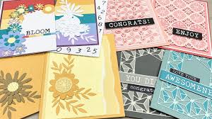 I created the marble by painting freehand in watercolor. Cardstock Only Card Ideas And Die Cutting Hacks Gerry S Craft Room